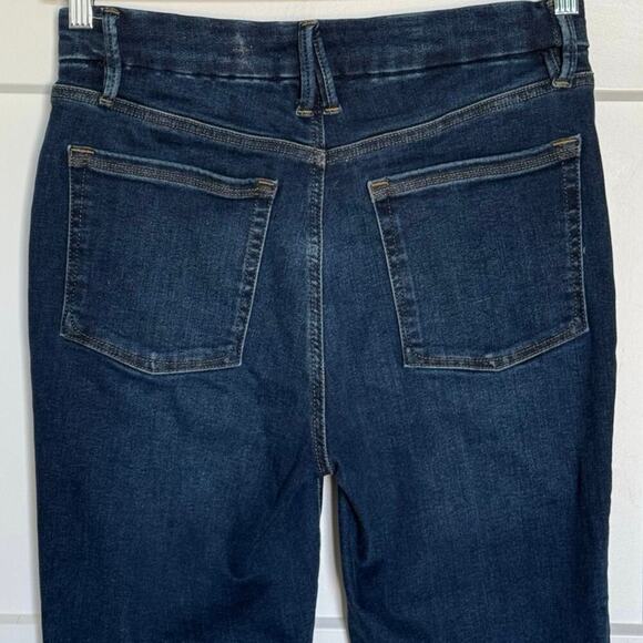 Good American Power Stretch Pull-On Straight Jeans Women’s Size 3 Indigo Blue - Picture 7 of 11